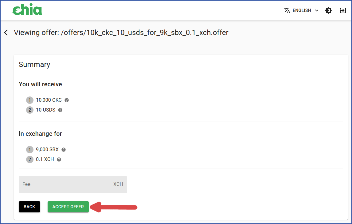 Multiple accept dialog